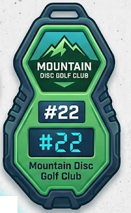 A club tag showing number 22
